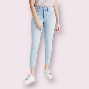 Madewell 9” Mid-Rise Skinny Crop Jeans Light Wash